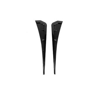 Universele zijscherm-roosters DPT V-1 (ABS) (2 stuks) (hoogglans zwart) foto 1