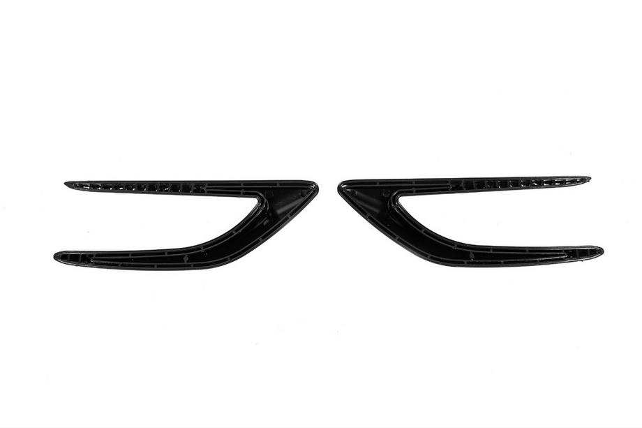 Universele zijroosters DPT V-2 (ABS) (2 stuks) (zwart hoogglans) Foto 3