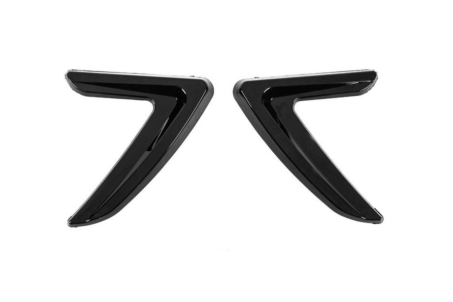 Universele zijventilatieroosters DPT V-3 (ABS) (2 stuks) (hoogglans zwart) Foto 4