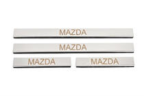 Mazda 3 2009–2013 Instaplijsten Carmos (set van 4, RVS) V-3 foto 1