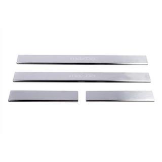 Carmos dorpellijsten (4 stuks, RVS) V-2 Mazda 2 2007–2014 foto 1