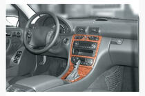 Mercedes C-Klasse W203 2000–2007 Dashboard sierlijsten Houtlook foto 3