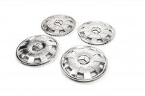 Mercedes Sprinter W907/W910 2018– RVS wieldoppen Petals (1-delig, 4 stuks) foto 2