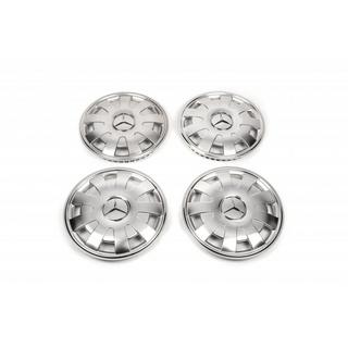 RVS wieldoppen Petals (1-delig, 4 stuks) foto 1