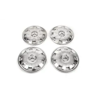 RVS wieldoppen Petals (1-delig, 4 stuks) Mercedes Sprinter W907/W910 2018– foto 1