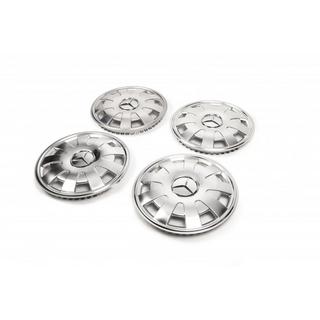 RVS wieldoppen Petals (1-delig, 4 stuks) foto 2