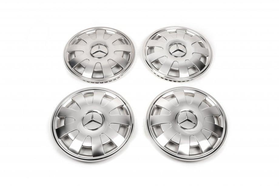 Mercedes Sprinter W907/W910 2018– RVS wieldoppen Petals (1-delig, 4 stuks) Image