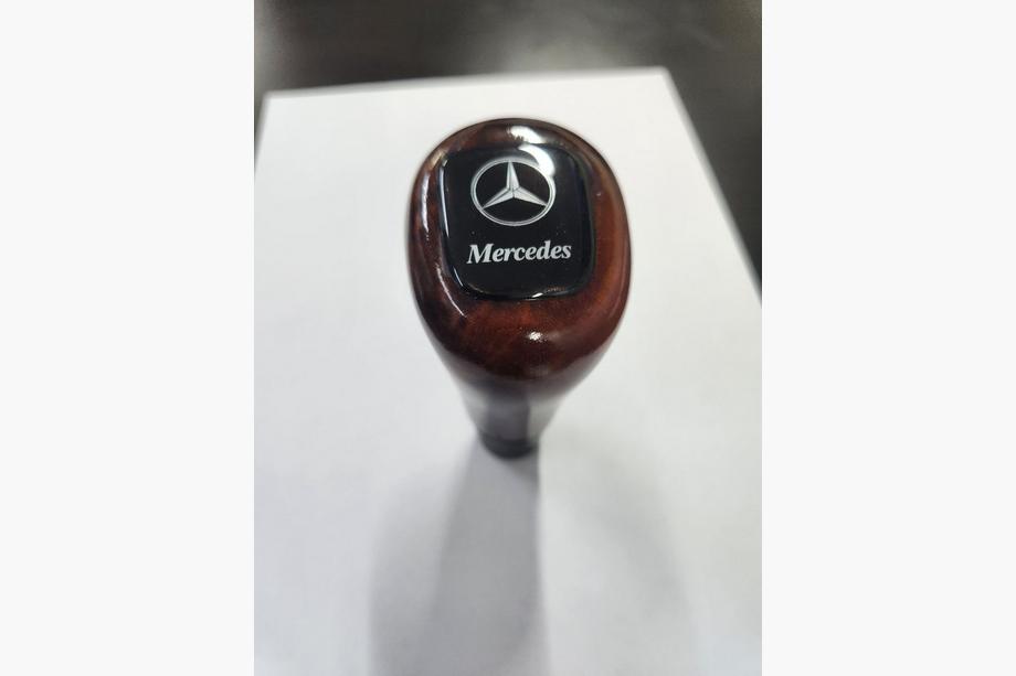 Mercedes S-Class W220 1998–2005 B-keus Pookknop (houtlook) Image