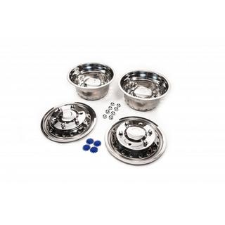 RVS wieldoppen Exclusive V1 (2-delig, set van 4) foto 2
