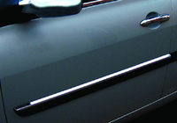 Renault Megane II 2004–2009 Smalle deurlijsten 2006-2010 (set van 4, RVS) foto 1