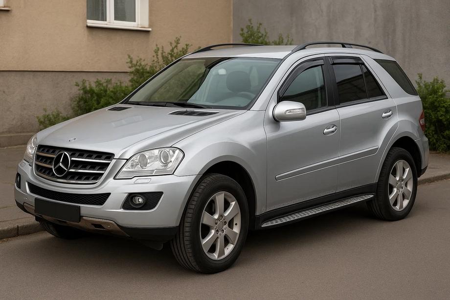 Mercedes ML W164 2005–2011 Winddeflectors, inbouw (4 stuks, Esa) Foto 1