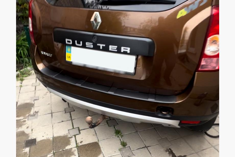 Dacia Duster 2008–2018 Achterbumper diffuser (2012-2018, ABS, Esa) Image