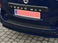 Dacia Logan MCV 2013–2020 Achterbumperbeschermer (ABS, Esa) foto 1