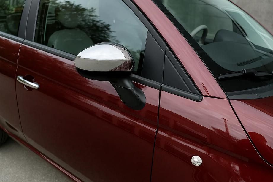 Fiat 500/500L 2013–2022 RVS spiegelkappen (2 stuks, Carmos) Image