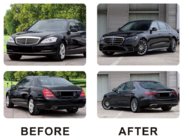 Mercedes S-class W221 2005–2013 Facelift kit voor W223 AMG Line foto 3