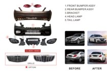 Mercedes S-Class W222 2013–2022 Faceliftset S63 AMG-2018 foto 19
