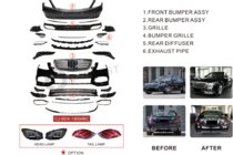 Mercedes S-Class W222 2013–2022 Faceliftset voor Maybach (met verlichting) foto 3