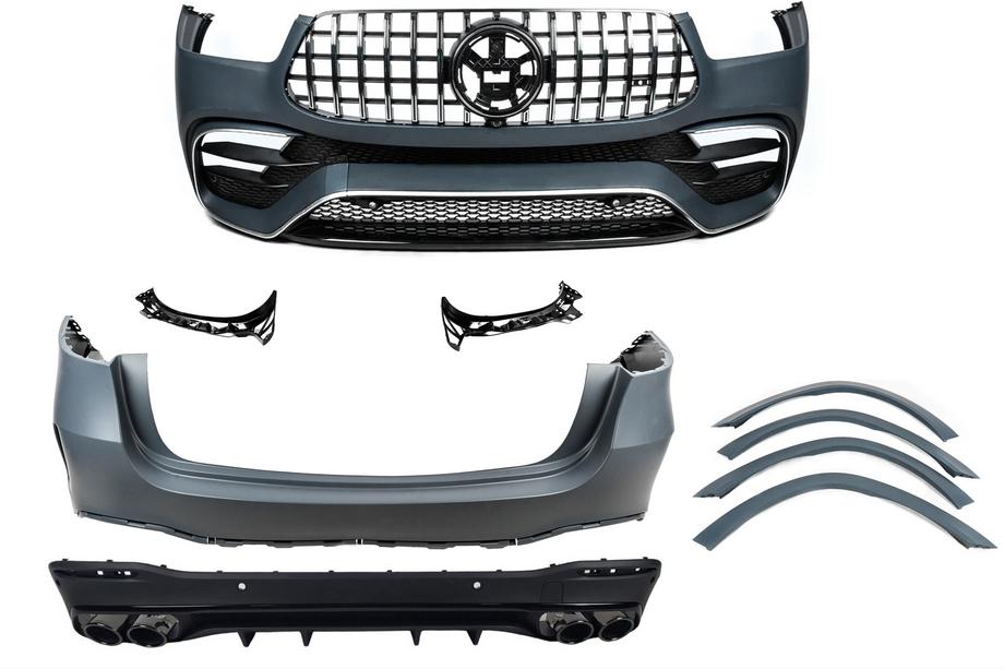 Mercedes GLE W167 2018– AMG GLE53 2018-Design bodykit (met volledige achterbumper) Image
