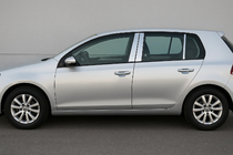 Volkswagen Golf 6 2008–2014 RVS deursstijl sierlijsten (6-delig) foto 1