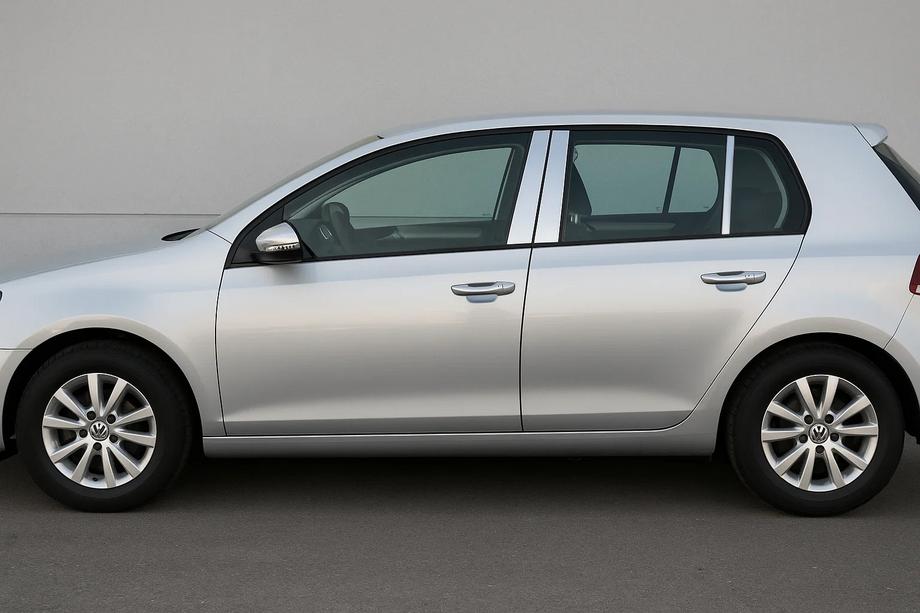 Volkswagen Golf 6 2008–2014 RVS deursstijl sierlijsten (6-delig) Image