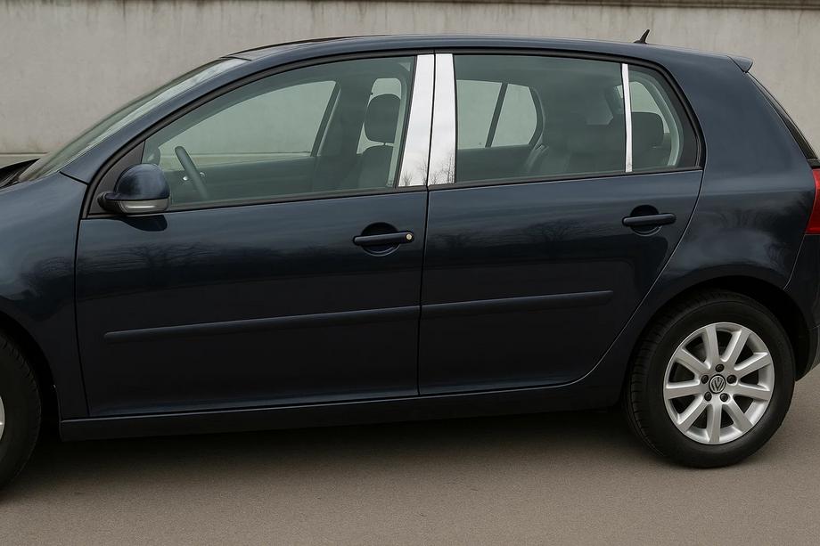 Volkswagen Golf 5 2003–2009 RVS deursstijl sierlijsten (6-delig) Image