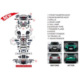 Restyling bodykit voor X5M F95 2024 foto 3