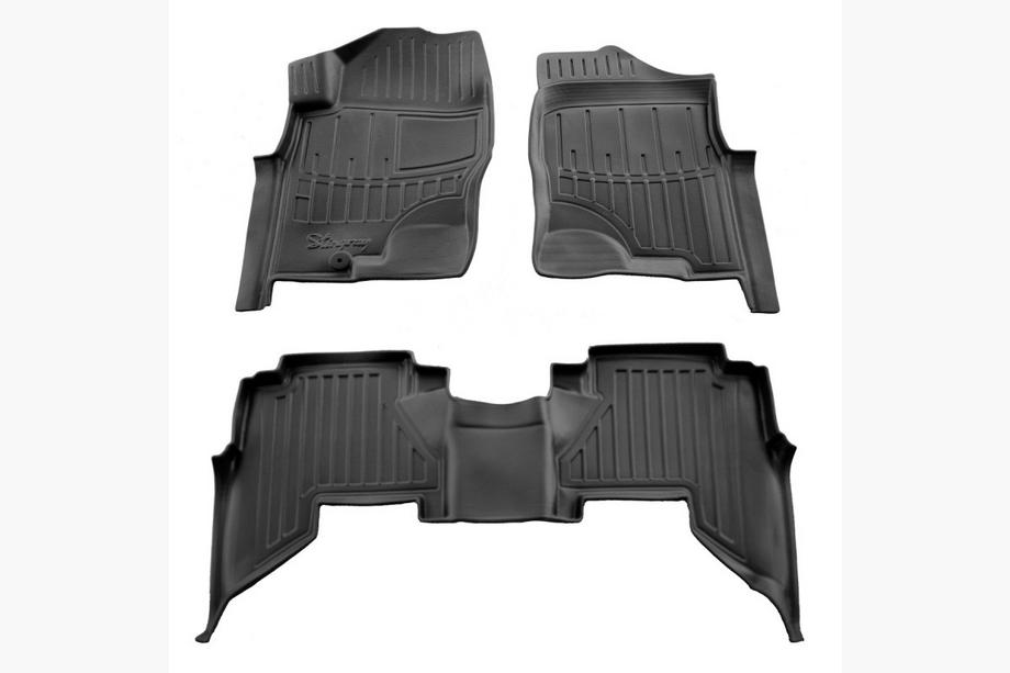 Nissan Pathfinder R51 2005–2014 Stingray 3D rubberen automatten (2005-2010, 3 stuks) Image