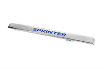 Mercedes Sprinter W906 2006–2018 Opruiming: sierlijst boven kenteken met verlichting (RVS) foto 2