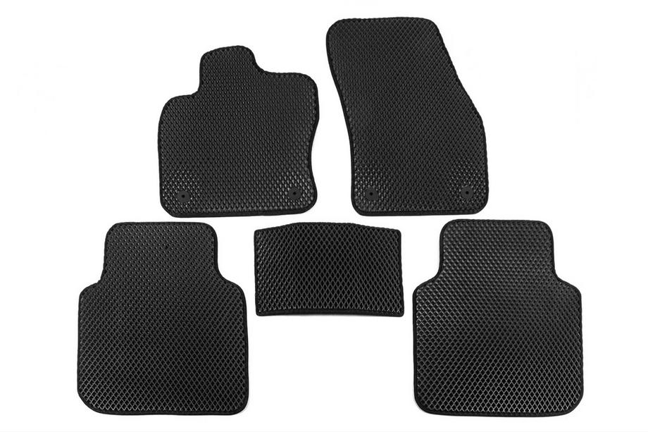 Volkswagen Tiguan 2016–2023 EVA automatten (Allspase, 2 rijen, zwart) Image