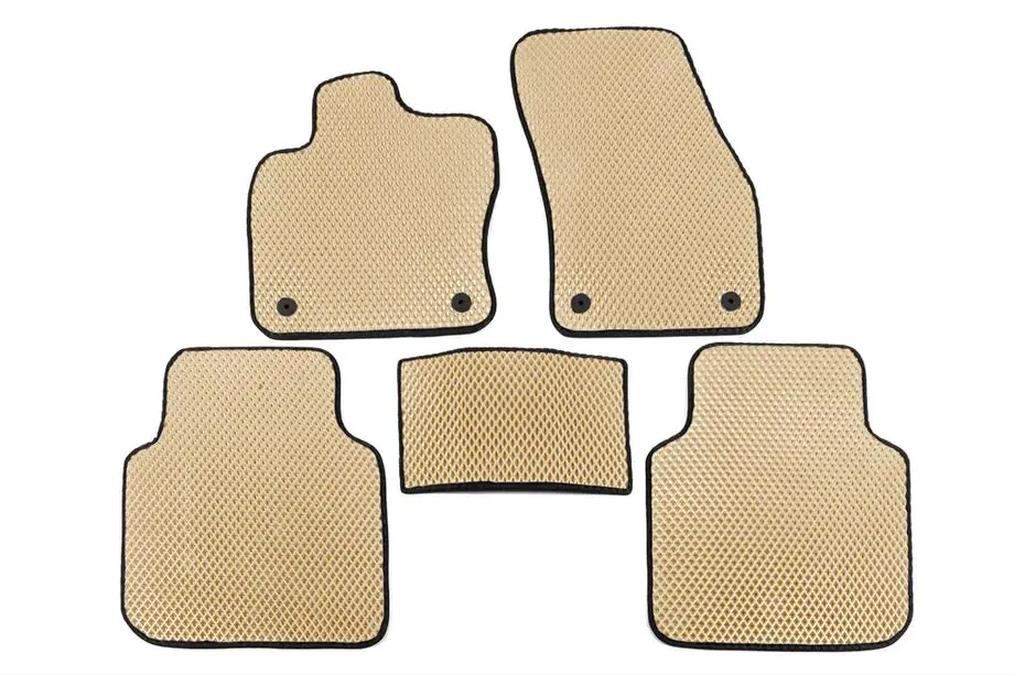 Volkswagen Tiguan 2016–2023 EVA automatten (Allspase, 2 rijen, beige) Image