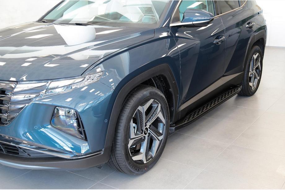 Hyundai Tucson NX4 2021– Sidesteps Shining Black (2 st., aluminium) Foto 4