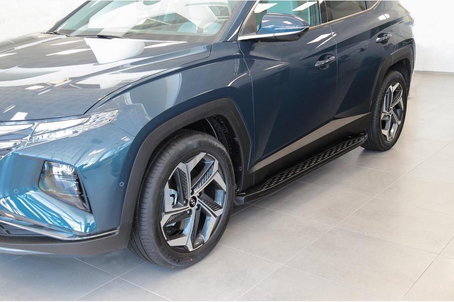 Hyundai Tucson NX4 2021– Sidesteps Shining Black (2 st., aluminium) Foto 5