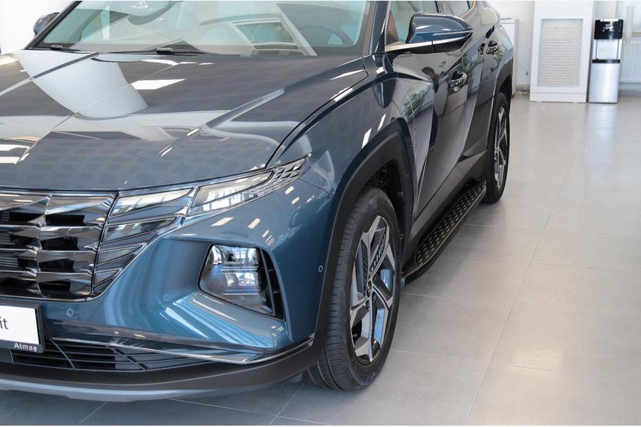 Hyundai Tucson NX4 2021– Sidesteps Shining Black (2 st., aluminium) Foto 6