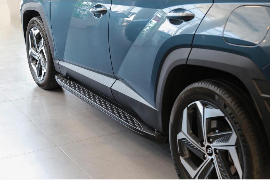 Hyundai Tucson NX4 2021– Sidesteps Shining Black (2 st., aluminium) Foto 9