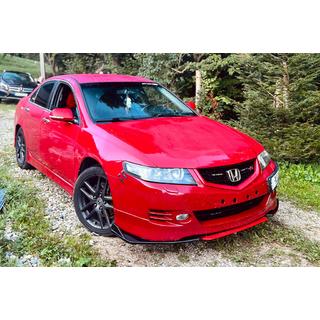 Voorbumper lip spoiler Niken Red (ABS) foto 1