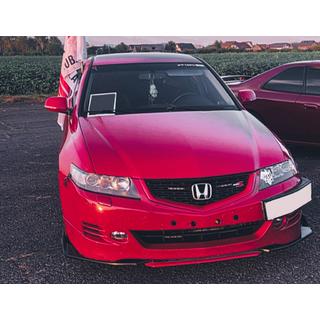 Voorbumper lip spoiler Niken Red (ABS) foto 2