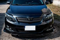 Honda Accord VII 2002–2007 Voorbumper lipspoiler Niken Black (ABS) foto 5