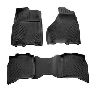 Stingray 3D rubberen vloermatten (Crew cab, 2009-2018, 4 stuks) Dodge RAM (DS/DJ/D2) 2009–2024