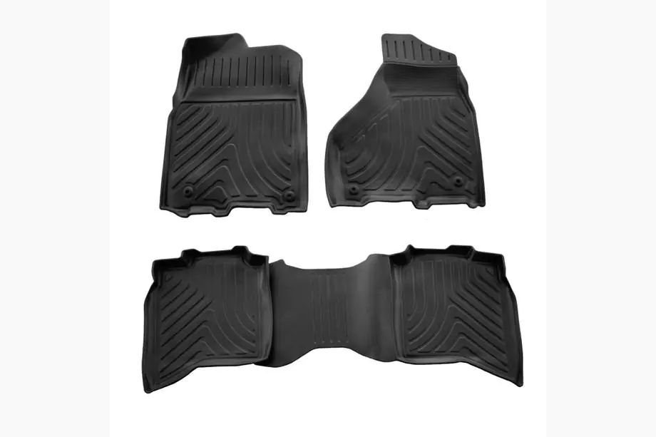 Dodge RAM (DS/DJ/D2) 2009–2024 Stingray 3D rubberen vloermatten (Crew cab, 2009-2018, 4 stuks) Image