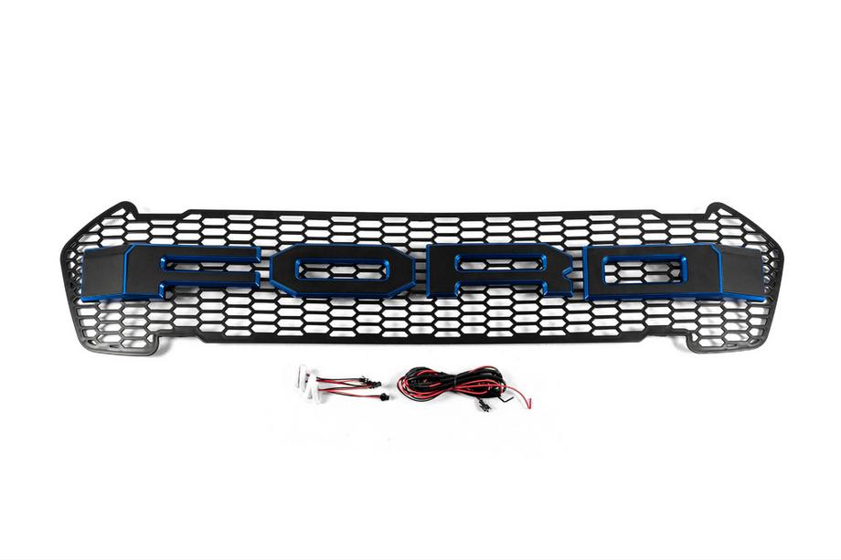 Ford Ranger 2011–2022 Voorgrille (2015-2018, blauw, LED) Image