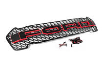 Ford Ranger 2011–2022 Voorgrille (2015-2018, rood, LED) foto 3