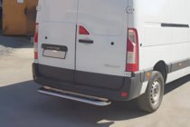 Renault Master 2011–2023 Achteropstap (RVS) foto 4