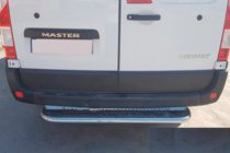 Renault Master 2011–2023 Achteropstap (RVS) foto 2