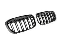 BMW X1 F48 2015–2022 Niergrilles M-Look (2015-2019, mat zwart) foto 4