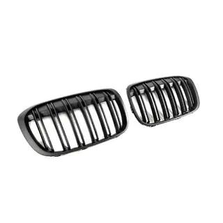 Niergrilles M-Look (2015-2019, mat zwart) BMW X1 F48 2015–2022 foto 4