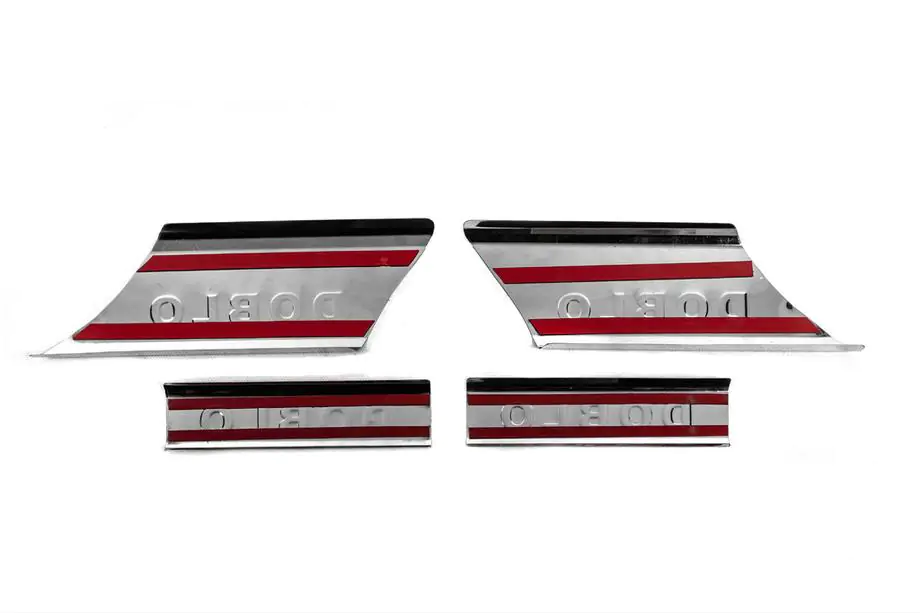 Fiat Doblo I 2005–2010 Interieur dorpellijsten (Carmos V2, staal) Foto 3