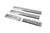 Volkswagen Touareg 2010–2018 Instaplijsten Carmos V2 (set 4 stuks, RVS) foto 2