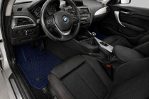 BMW 1 Serie F20/F21 2011–2019 EVA automatten (Blauw) foto 1