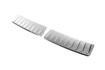 Renault Sandero 2007–2013 Achterbumperbeschermer Carmos V2 (roestvrij staal) foto 2