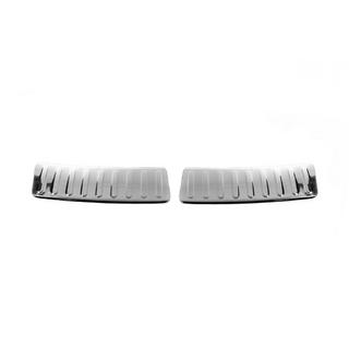Achterbumperbeschermer Carmos V2 (roestvrij staal) Dacia Sandero 2007–2013 foto 1
